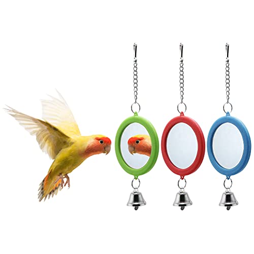 Litewoo Dreiteiliges Vogelspiegel-Spielzeug mit Glocke, geeignet für kleine und mittelgroße Vögel, Papageien, Wellensittiche, Nymphensittiche, Sittiche, Sittiche, Sittiche, Sittiche, Sittiche, Sittiche, Sittiche, Sittiche, Litewoo Dreiteiliges Vogelspiegel-Spielzeug mit Glocke, geeignet für kleine und mittelgroße Vögel, Papageien, Wellensittiche, Nymphensittiche, Sittiche, Sittiche, Sittiche, Sittiche, Sittiche, Sittiche, Sittiche, Sittiche, von Litewoo