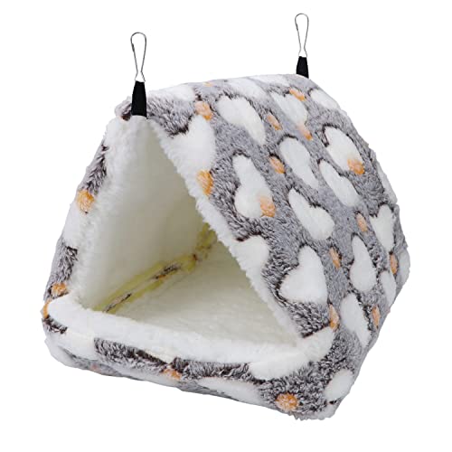 Litewoo Sugar Glider Schlafsack für Kleintiere, Hängematte, warmes Baumwollnest für Ratten, Hamster, Rennmäuse, Zuckergleiter, Chinchilla, Eichhörnchen, Meerschweinchen (Kaffee) von Litewoo