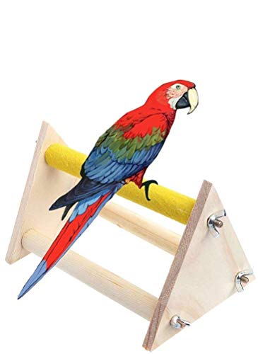 Sitzstange für Papageien, Vögel, Holz, Spielspielzeug, Fitnessstudio, Vogelschleifen, Tischplattform für kleine Nymphensittiche, Sittiche, Finken Sitzstange für Papageien, Vögel, Holz, Spielspielzeug, Fitnessstudio, Vogelschleifen, Tischplattform für kleine Nymphensittiche, Sittiche, Finken von Litewoo