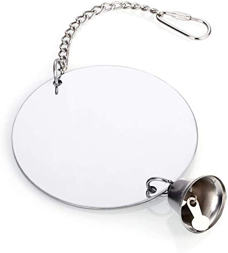 Vogel Spiegel Spielzeug mit Glocke Schaukel Hängende Ringer Spiegel Spielzeug Papagei Käfig Zubehör Dekoration für kleine und mittelgroße Sittiche Nymphensittich Finken Lovebird Conure Wellensittich Vogel Spiegel Spielzeug mit Glocke Schaukel Hängende Ringer Spiegel Spielzeug Papagei Käfig Zubehör Dekoration für kleine und mittelgroße Sittiche Nymphensittich Finken Lovebird Conure Wellensittich von Litewoo