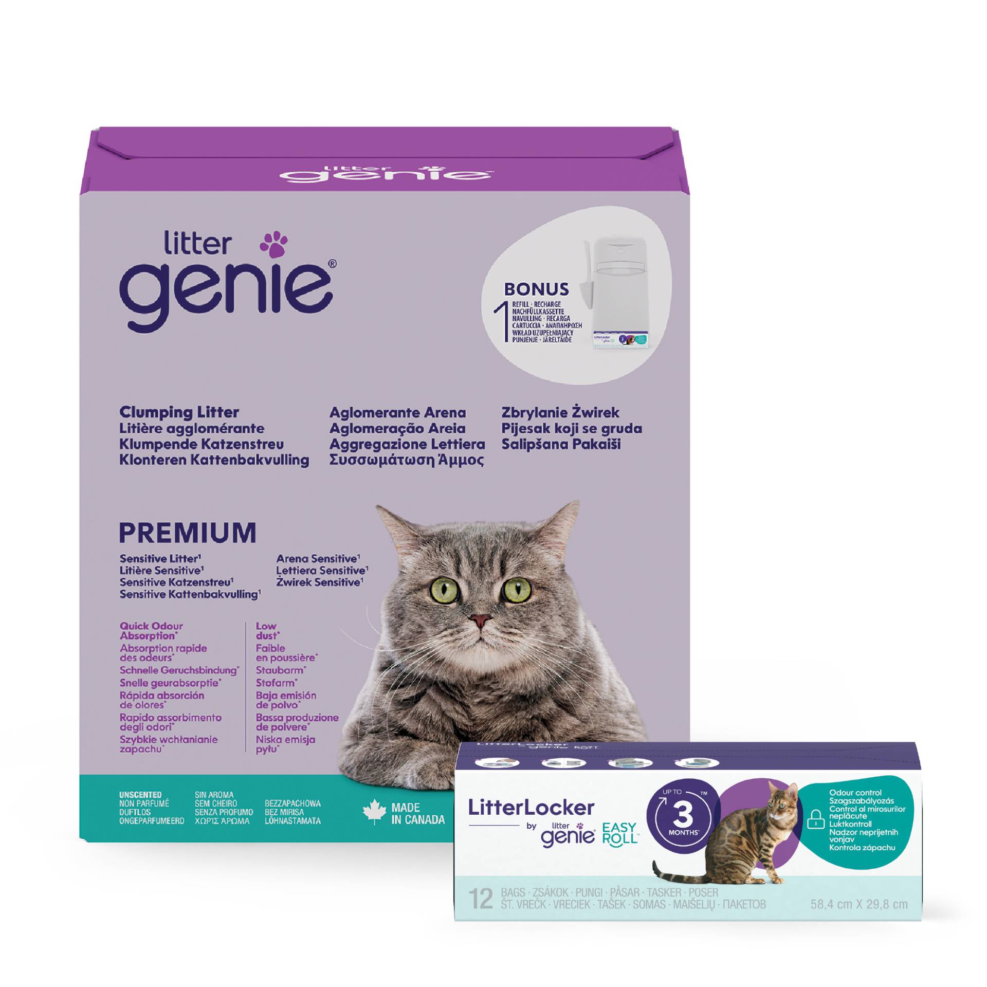Litter Genie Katzenstreu Premium Sensitive - 11 kg + EasyRoll Nachfüllkassette Litter Genie Katzenstreu Premium Sensitive - 11 kg + EasyRoll Nachfüllkassette von Litter Genie