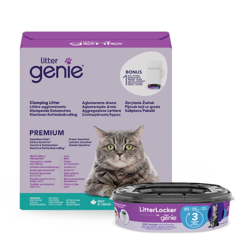 Litter Genie Katzenstreu Premium Sensitive - 11 kg + LitterLocker Nachfüllkassette Litter Genie Katzenstreu Premium Sensitive - 11 kg + LitterLocker Nachfüllkassette von Litter Genie
