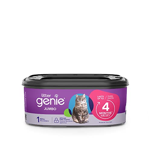 Litter Genie Nachfüllbeutel, Jumbo, 1er-Pack, bis zu 4 Monate Vorrat in 1 Kartusche, ultimative Geruchskontrolle für Katzenstreu Litter Genie Nachfüllbeutel, Jumbo, 1er-Pack, bis zu 4 Monate Vorrat in 1 Kartusche, ultimative Geruchskontrolle für Katzenstreu von Litter Genie
