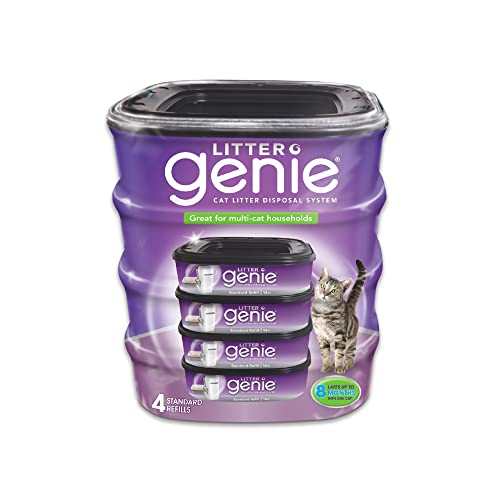 Litter Genie Nachfüllpackung, blau, 4 Stück Litter Genie Nachfüllpackung, blau, 4 Stück von Litter Genie