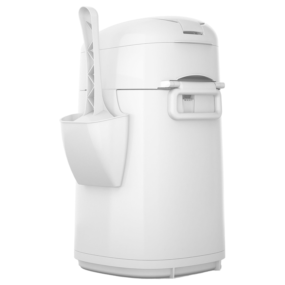 LitterLocker® Genie Katzenstreu-Entsorgungseimer, weiß - Nachfüllkassette für LL + 11 kg Premium Sensitive Katzenstreu (OHNE Entsorgungseimer) von Litter Genie