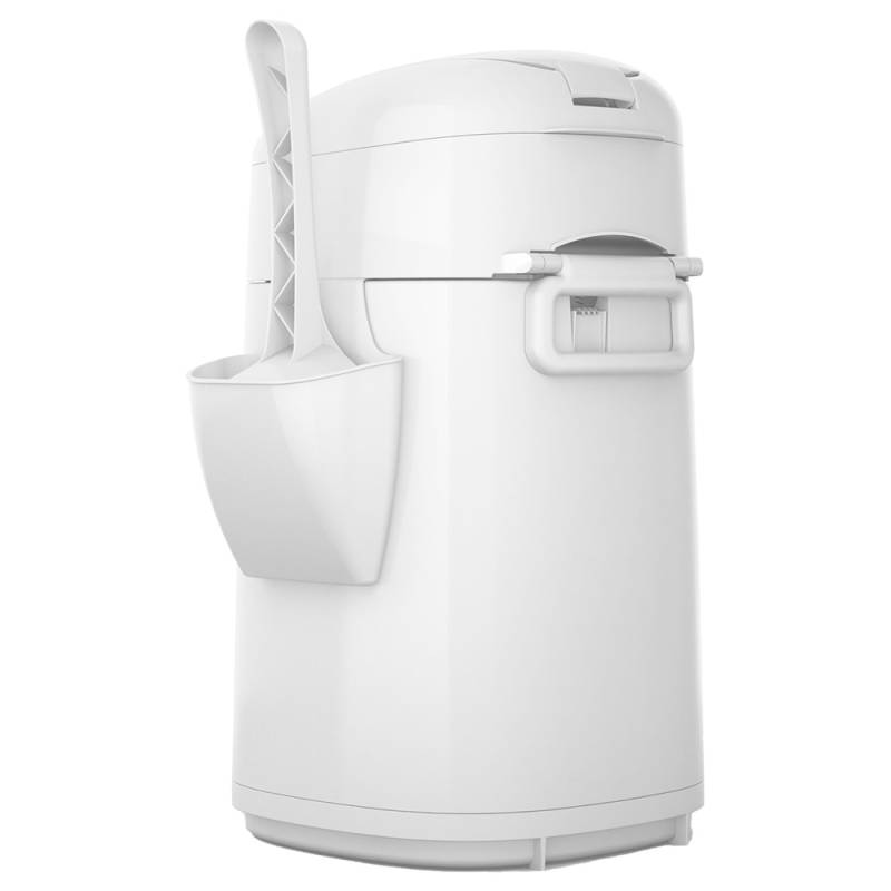 LitterLocker® Genie Katzenstreu-Entsorgungseimer, weiß - Nachfüllkassette für LL + 11 kg Premium Sensitive Katzenstreu (OHNE Entsorgungseimer) von Litter Genie