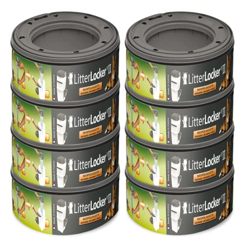 Angelcare LitterLocker 2 Original Nachfüllkassetten, 8er-Pack, erspart den täglichen Gang zur Mülltonne, sauber und geruchlos von Angelcare