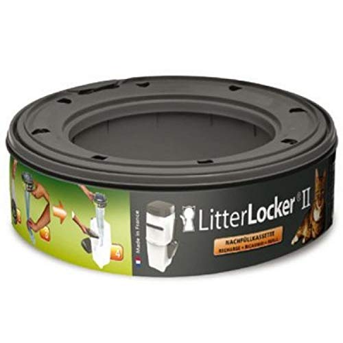 LitterLocker II Nachfüllkartusche - 1 Einheit, hygienisches Entsorgungssystem für verschmutztes Katzenstreu, umweltfreundliche Kartusche, absolut hygienischer Geruchsentferner, fängt Gerüche ein von Litter Locker