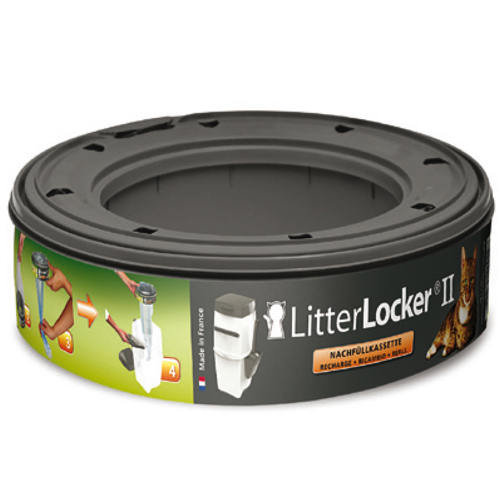 Nachfüllkassette für LitterLocker II Katzenstreu Entsorgungseimer - 3er Sparpack: Nachfüllkassette LL II von Litter Locker