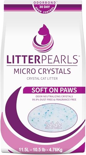 Litter Pearls Katzenstreu Perlen Micro Kristalle, 4,76 kg von Litter Pearls