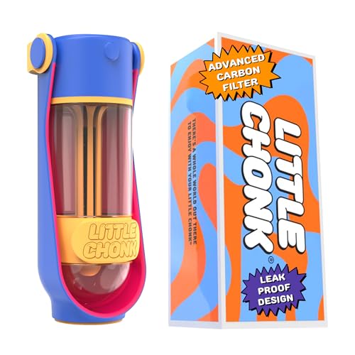 Lil Gulp Hundewasserflasche, fortschrittliche Kohlefiltration für sicheres gefiltertes Wasser unterwegs, BPA-frei, auslaufsicher, tragbare Hunde-Reise-Wasserflasche mit einziehbarem Wasserauslauf, 40 Lil Gulp Hundewasserflasche, fortschrittliche Kohlefiltration für sicheres gefiltertes Wasser unterwegs, BPA-frei, auslaufsicher, tragbare Hunde-Reise-Wasserflasche mit einziehbarem Wasserauslauf, 40 von Little Chonk