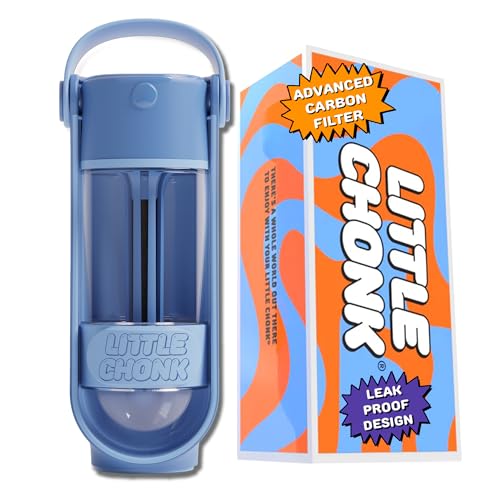 Lil Gulp Wasserflasche | Fortschrittliche Kohlefiltration für sicheres gefiltertes Wasser unterwegs | BPA-freie, auslaufsichere, tragbare Hunde-Reise-Wasserflasche mit einziehbarem Wasserauslauf, 400 Lil Gulp Wasserflasche | Fortschrittliche Kohlefiltration für sicheres gefiltertes Wasser unterwegs | BPA-freie, auslaufsichere, tragbare Hunde-Reise-Wasserflasche mit einziehbarem Wasserauslauf, 400 von Little Chonk
