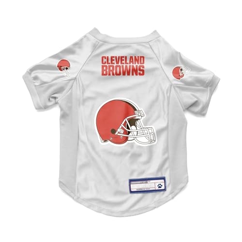 Littlearth Cleveland Browns NFL Stretch Haustier-Trikot für große Hunde von Little Earth Productions