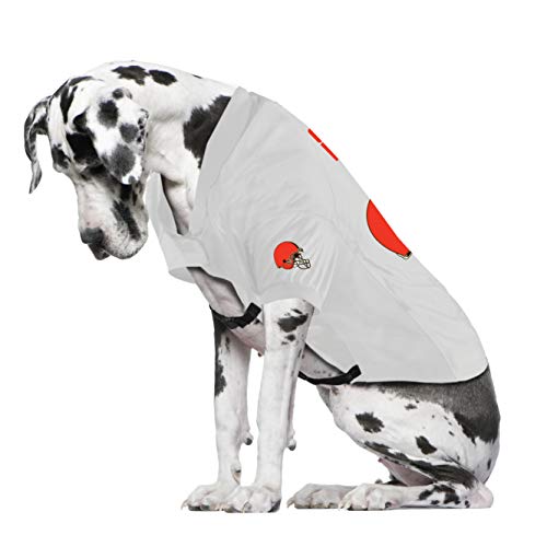 Littlearth Cleveland Browns NFL Stretch Haustier-Trikot für große Hunde von Little Earth Productions