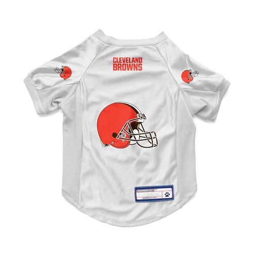 Littlearth Cleveland Browns NFL Stretch Haustier-Trikot für große Hunde von Little Earth Productions