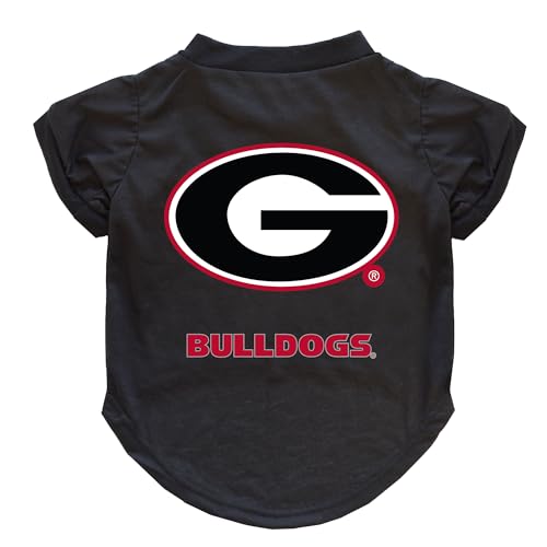 Littlearth Georgia Bulldogs NCAA Haustier-T-Shirt von Little Earth Productions