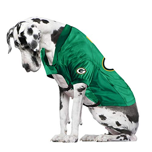 Littlearth Green Bay Packers NFL Stretch Haustier-Trikot für große Hunde von Little Earth Productions