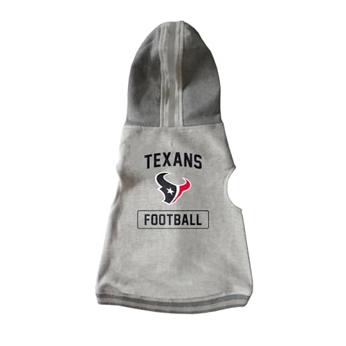 Littlearth Houston Texans NFL Haustier-Kapuzenpullover mit Rundhalsausschnitt, Teamfarbe Littlearth Houston Texans NFL Haustier-Kapuzenpullover mit Rundhalsausschnitt, Teamfarbe von Little Earth Productions