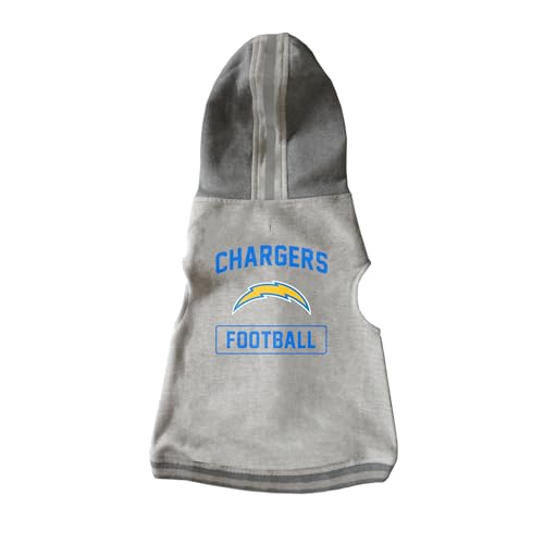 Littlearth Los Angeles Chargers NFL Pet Hooded Crewneck with Team Logo and Name Littlearth Los Angeles Chargers NFL Pet Hooded Crewneck with Team Logo and Name von Little Earth Productions