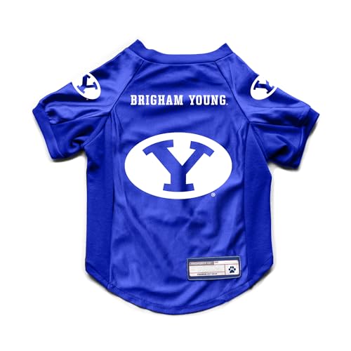 Littlearth NCAA BYU Cougars Stretch-Haustier-Trikot, Größe M von Little Earth Productions
