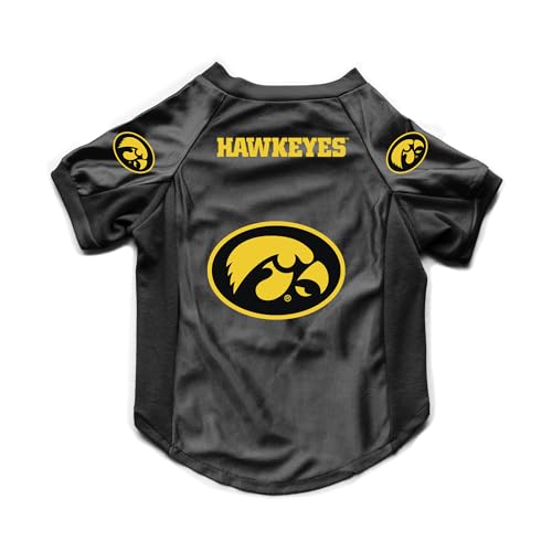 Littlearth NCAA Iowa Hawkeyes Stretch-Haustier-Trikot, Größe XL von Little Earth Productions