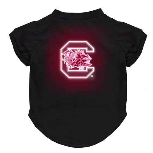 Littlearth NCAA Neon Pet T-Shirt South Carolina Fighting Gamecocks Littlearth NCAA Neon Pet T-Shirt South Carolina Fighting Gamecocks von Little Earth Productions