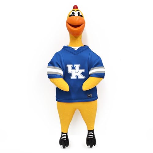 Littlearth NCAA Team Gummi Huhn Spielzeug Kentucky Wildcats von Little Earth Productions