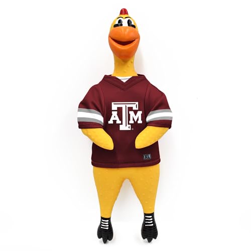 Littlearth NCAA Team Gummi Huhn Spielzeug Texas A&M Aggies von Little Earth Productions