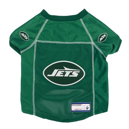 Littlearth NFL New York Jets Basic Haustier-Trikot, Größe M von Little Earth Productions