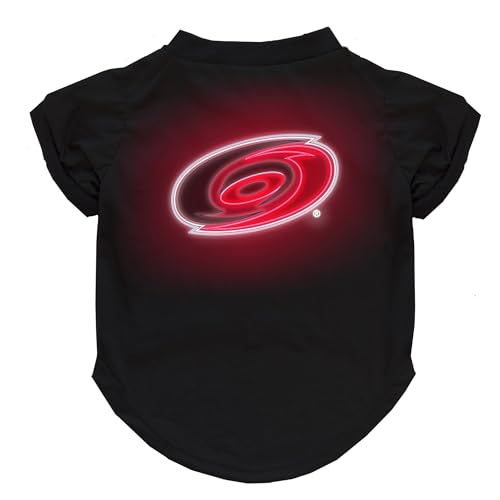 Littlearth NHL Neon Pet T-Shirt Carolina Hurricanes von Little Earth Productions