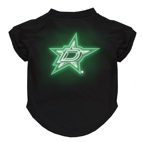 Littlearth NHL Neon Pet T-Shirt Dallas Stars von Little Earth Productions