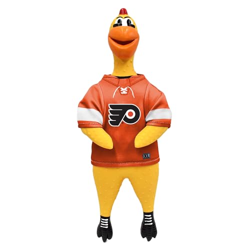Littlearth NHL Team Gummi Huhn Spielzeug Philadelphia Flyers von Little Earth Productions