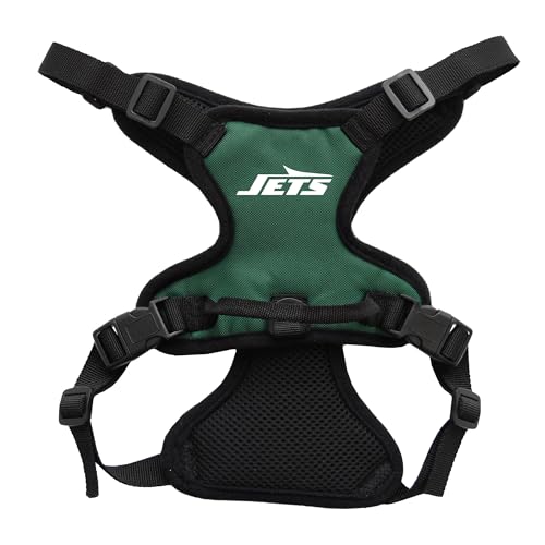Littlearth New York Jets NFL Haustiergeschirr mit Frontclip von Little Earth Productions