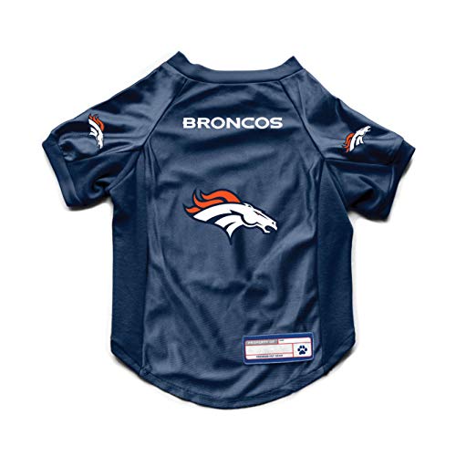 Littlearth Pet Jersey Denver Broncos Haustier-Trikot, Stretch, Team-Farbe, Small von Little Earth Productions