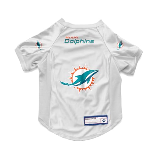 Littlearth Pet Jersey Miami Dolphins Haustier-Trikot, Stretch, Team-Farbe, Small von Little Earth Productions
