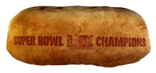 Littlearth Philadelphia Eagles NFL Super Bowl LIX 59 Champions Cheesesteak Hoagie Weiches Hundespielzeug mit Quietscher von Little Earth Productions