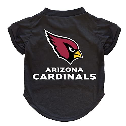 Littlearth Unisex-Erwachsene NFL Arizona Cardinals Haustier-T-Shirt, Teamfarbe, Größe L von Little Earth Productions