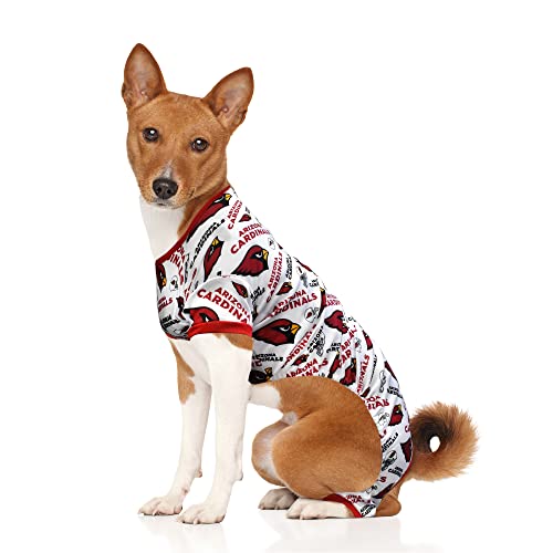 Littlearth Unisex-Erwachsene NFL Arizona Cardinals Pet PJs, Teamfarbe, Größe L von Little Earth Productions