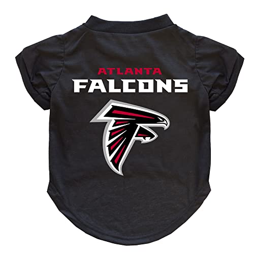 Littlearth Atlanta Falcons NFL Hund T-Shirt, Rot, Schwarz, XL, Baumwoll-Polyester-Mischgewebe, Crew-Ausschnitt, 16 Zoll, 30 Zoll Brustumfang, Dehnbar, Modern Klassisch, Casual, Erwachsene, 1 Stück Littlearth Atlanta Falcons NFL Hund T-Shirt, Rot, Schwarz, XL, Baumwoll-Polyester-Mischgewebe, Crew-Ausschnitt, 16 Zoll, 30 Zoll Brustumfang, Dehnbar, Modern Klassisch, Casual, Erwachsene, 1 Stück von Little Earth Productions