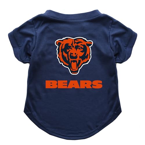 Littlearth Unisex-Erwachsene NFL Chicago Bears Pet T-Shirt, Teamfarbe, Größe XL von Little Earth Productions