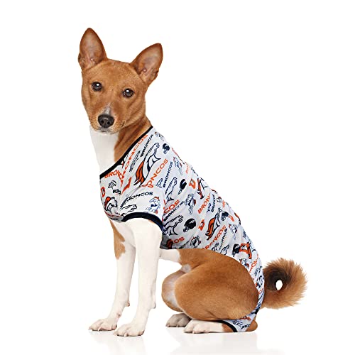 Littlearth Unisex-Erwachsene NFL Denver Broncos Pet PJs, Teamfarbe, Größe M Littlearth Unisex-Erwachsene NFL Denver Broncos Pet PJs, Teamfarbe, Größe M von Little Earth Productions