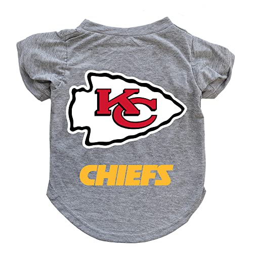 Littlearth Kansas City Chiefs NFL Hund T-Shirt, Baumwolle/Polyester, Teamfarbe, L (Neck: 14", Girth: 20"-25", Back: 15") Littlearth Kansas City Chiefs NFL Hund T-Shirt, Baumwolle/Polyester, Teamfarbe, L (Neck: 14", Girth: 20"-25", Back: 15") von Little Earth Productions