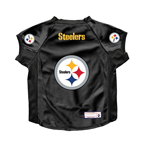 Littlearth Unisex-Erwachsene NFL Pittsburgh Steelers Stretch-Haustiertrikot für große Hunde, Team-Farbe, großer Hund Littlearth Unisex-Erwachsene NFL Pittsburgh Steelers Stretch-Haustiertrikot für große Hunde, Team-Farbe, großer Hund von Little Earth Productions