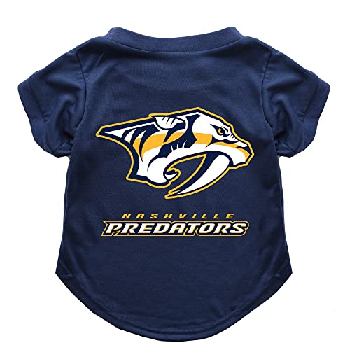 Littlearth Unisex-Erwachsene Pet NHL Haustier-T-Shirt, Team-Farbe, M (Neck: 13", Girth: 15"-20", Back: 12") von Little Earth Productions