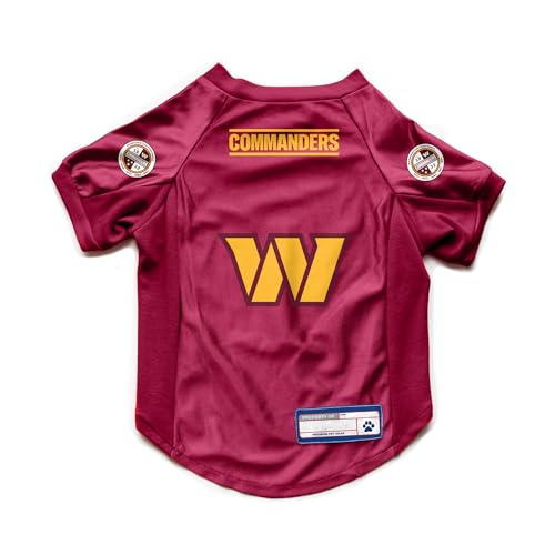 Littlearth Washington Commanders NFL Stretch Haustier-Trikot, Washington Commanders, Größe XS Littlearth Washington Commanders NFL Stretch Haustier-Trikot, Washington Commanders, Größe XS von Little Earth Productions