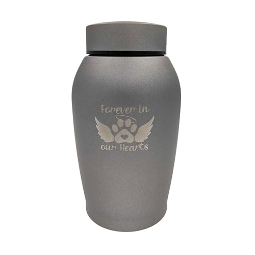 Little Family Members Pet Cremation Urn Engraved Stainless Steel Small Gray D2 Little Family Members Pet Cremation Urn Engraved Stainless Steel Small Gray D2 von Little Family Members