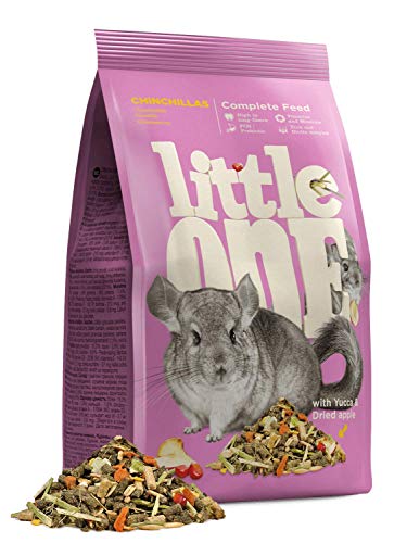 Little One Alleinfutter für Chinchillas | 2,3 kg | Speziell für die Ernährungsanforderungen von Chinchillas | Zur Deckung des Nährstoffbedarfs | Mit wichtigen Eiweißen & Vitaminen von Little One