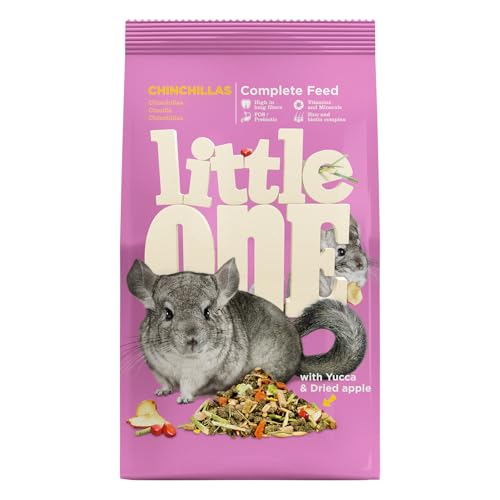 Little One Alleinfutter für Chinchillas | 900 g | Speziell für die Ernährungsanforderungen von Chinchillas | Zur Deckung des Nährstoffbedarfs | Mit wichtigen Eiweißen & Vitaminen von Little One
