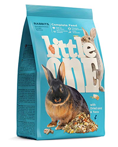 Little One Alleinfutter für Zwergkaninchen im Beutel, 4er Pack (4 x 900 g) von Little One