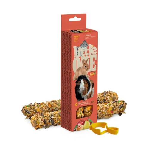 Little One Sticks für Meerschweinchen, Kaninchen und Chinchillas mit Früchten, 2х60 g von Little One